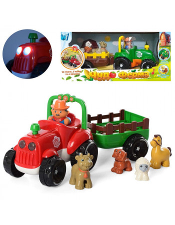 Музичний трактор із тваринами 'Чудо ферма' (укр. озвучка) арт. 37586