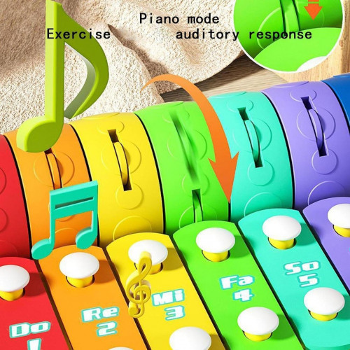 Музична іграшка 3 в 1 'Ксилофон-піаніно-дзвіночки' арт. YL 1022-38/90185