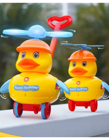 Каталка з ручкою “Каченя” арт. 698-1