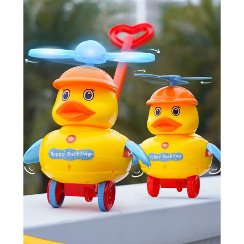 Каталка з ручкою “Каченя” арт. 698-1