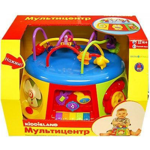 *УЦІНКА!!! Розвивальна іграшка 'Мультицентр' TM Kiddieland (на російській мові) арт. 051193