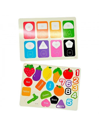 Логічна книжка з липучками арт. С 65416