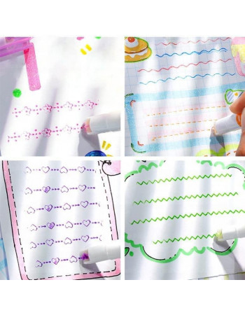 Набор фигурных маркеров Line Color Pen (6 шт).