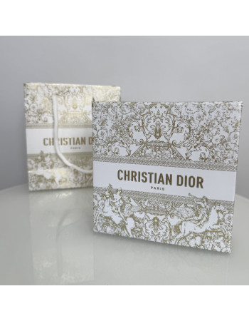 Подарункове пакування (пакет і коробка) Dior. ЗОЛОТЕ