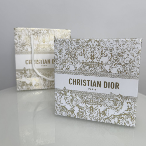 Подарункове пакування (пакет і коробка) Dior. ЗОЛОТЕ