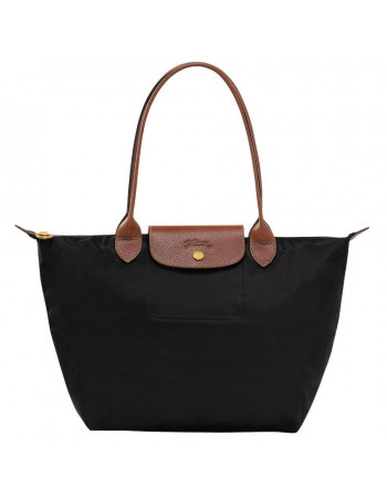 Сумка Longchamp Black/Чорна (Розмір L)