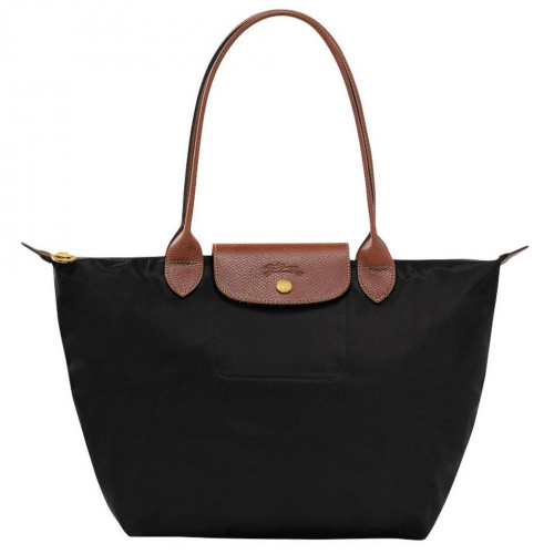 Сумка Longchamp Black/Чорна (Розмір L)