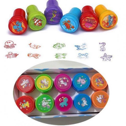 Набір печаток (10 штук) 'Єдинороги' арт. C 71054