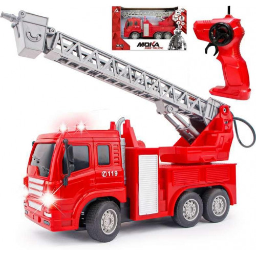 Пожежна машина на радіокеруванні (бризкає водою) арт. 2075