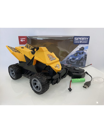 Квадроцикл на радіокеруванні з парогенератором 'Tesla Cyberquad' ЖОВТИЙ арт. YKP 3