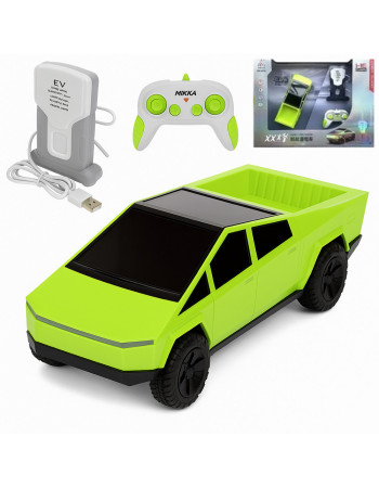 Машина на радіокеруванні із зарядною станцією 'Tesla Cybertruck' ЗЕЛЕНА арт. 597 A