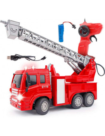 Пожежна машина на радіокеруванні (бризкає водою) арт. 2075