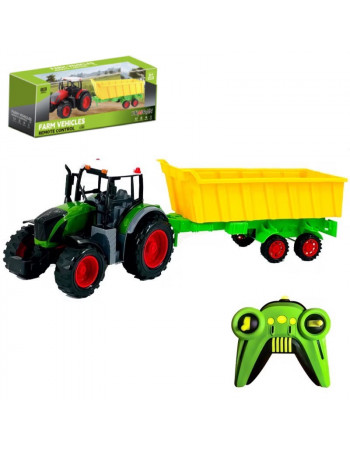 Трактор з причіпом на радіокеруванні арт. YJ 142-15