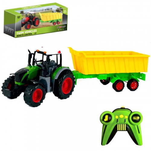 Трактор з причіпом на радіокеруванні арт. YJ 142-15