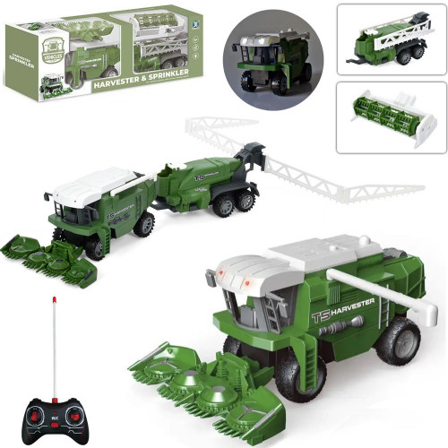 Комбайн з причіпом і насадками на радіокеруванні арт. CR 1924