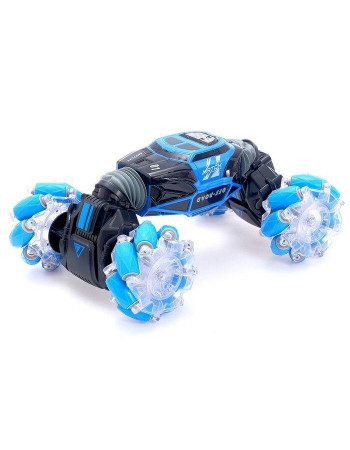 Трюкова машинка - перевертиш на радіоуправлінні і управлінні від руки СИНЯ арт. 2196