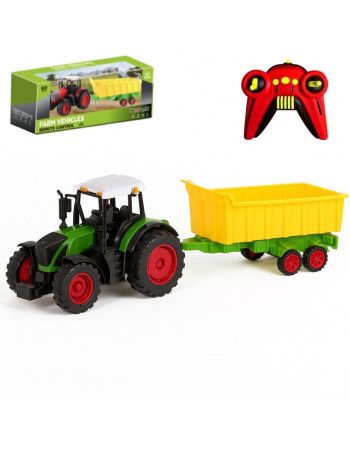 Трактор з причіпом на радіокеруванні арт. YJ 142-15