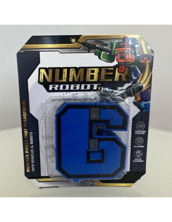 Цифра-трансформер 'Number robot' (ЦИФРА 6) арт. 727-7
