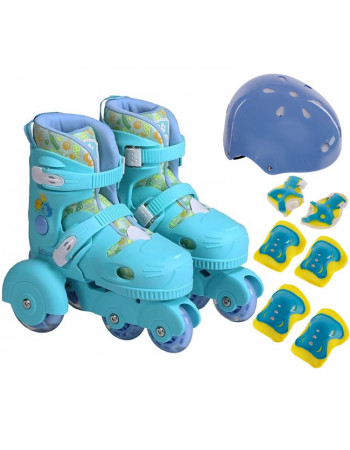 Комплект - ролики із захистом розмір XS /26-29/колеса PU арт. 77002-XS