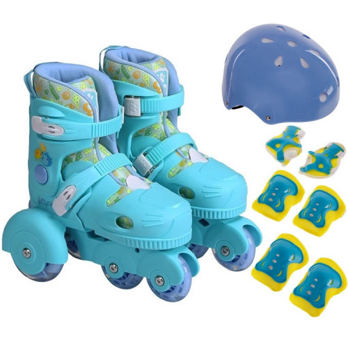 Комплект - ролики із захистом розмір XS /26-29/колеса PU арт. 77002-XS