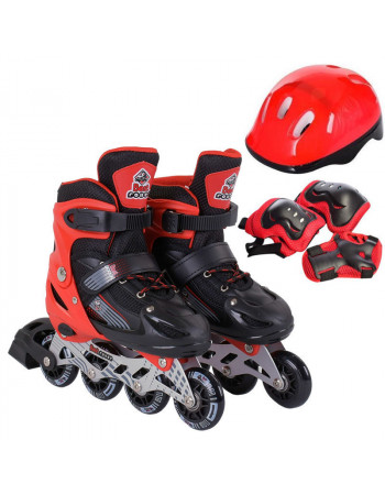 *Комплект - ролики Best Roller розмір S /30-33/ колеса PVC, шолом, захист арт. 40082/0014/34590