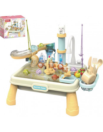 *Столик з циркуляцією води 2 в 1 (риболовля, кухонна мийка) арт. 1205-3