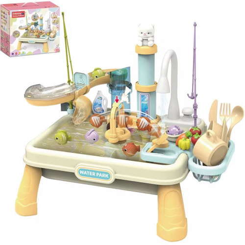 *Столик з циркуляцією води 2 в 1 (риболовля, кухонна мийка) арт. 1205-3