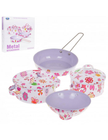 Ігровий набір металевого посуду (6 предметів) арт. 620 B5/B