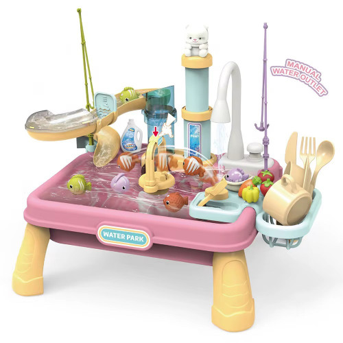 Столик з циркуляцією води 2 в 1 (риболовля, кухонна мийка) арт. 1205-4