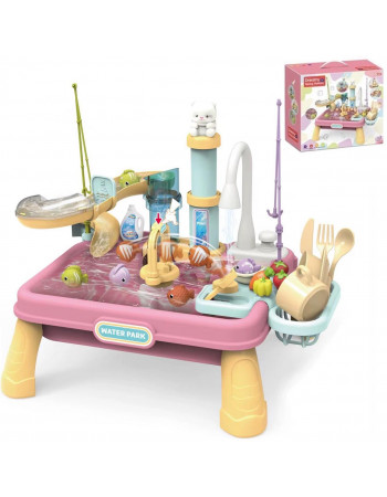 Столик з циркуляцією води 2 в 1 (риболовля, кухонна мийка) арт. 1205-4