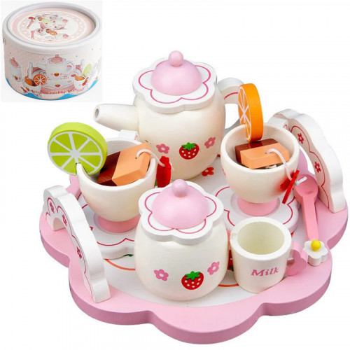 Ігровий набір дерев'яного посуду 'Afternoon tea set' арт. C 61686