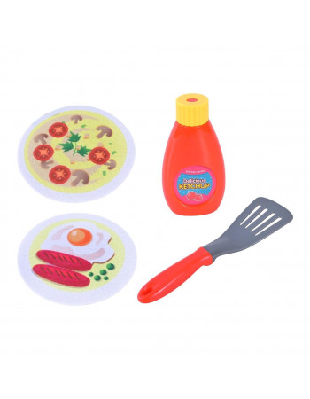 Дитяча кухонна варильна панель функціональна (плита) ЧЕРВОНА арт. 818-506