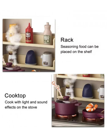 Кухня дитяча звукова з циркуляцією води та парою арт. TK-55116