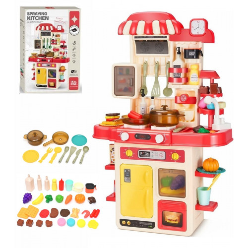 Кухня дитяча звукова з циркуляцією води ЧЕРВОНА арт. G 793 A