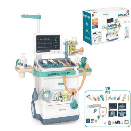 Ігровий набір із візком 'Лікар' арт. 660-89