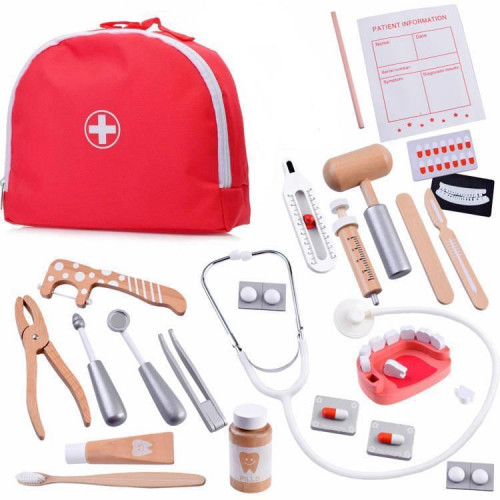 Набір лікаря дерев'яний 'Стоматолог' арт. C 73225