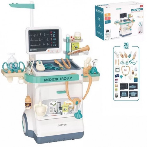 Ігровий набір з візком 'Лікар' арт. 660-90