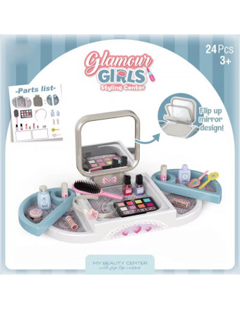 *Трюмо дитяче (скринька) з набором косметики та аксессуарів арт. 7 GT 04