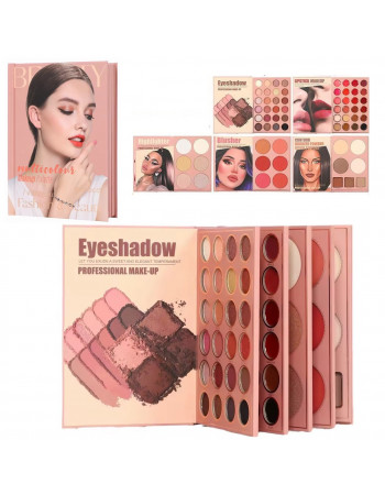 Набір дитячої косметики 'Beauty' (тіні, хайлайтери, рум'яна, помади, бронзери) арт. IG 3110