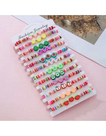 Набір дитячих браслетів (12 штук) арт. C 73478