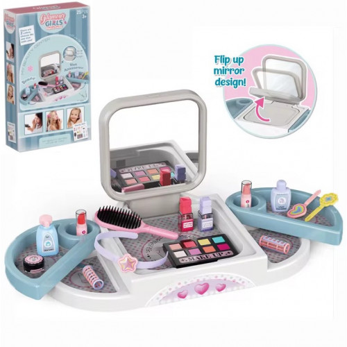 *Трюмо дитяче (скринька) з набором косметики та аксессуарів арт. 7 GT 04