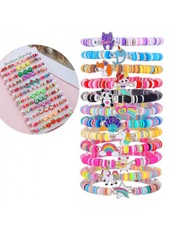 Набір дитячих браслетів (12 штук) арт. C 73478