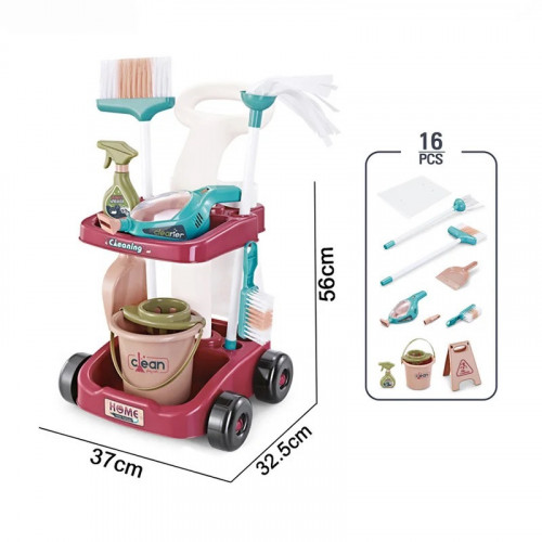 *Ігровий набір для прибирання з ручним пилососом арт. 667-54