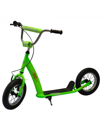 *Самокат для дітей і дорослих Scooter з ручним гальмом (ЗЕЛЕНИЙ) арт. 2-047-GR