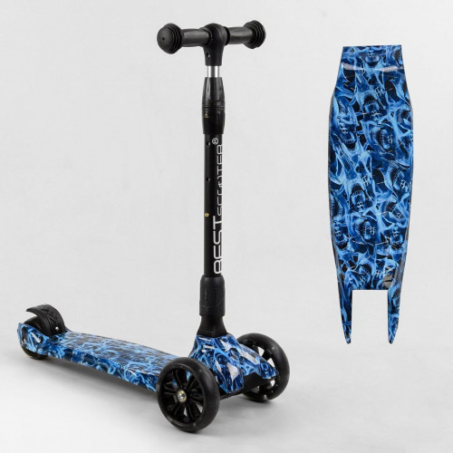 Самокат Best Scooter Maxi (складне кермо, колеса світяться) арт. 24-601
