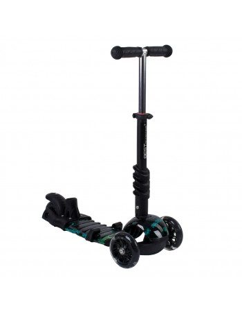 Самокат - беговел 5 в1 Best Scooter з батьківською ручкою і підніжками арт. 10999