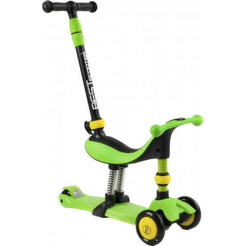 *Самокат - велобіг 3в1 Best Scooter з батьківською ручкою арт. BS-30802