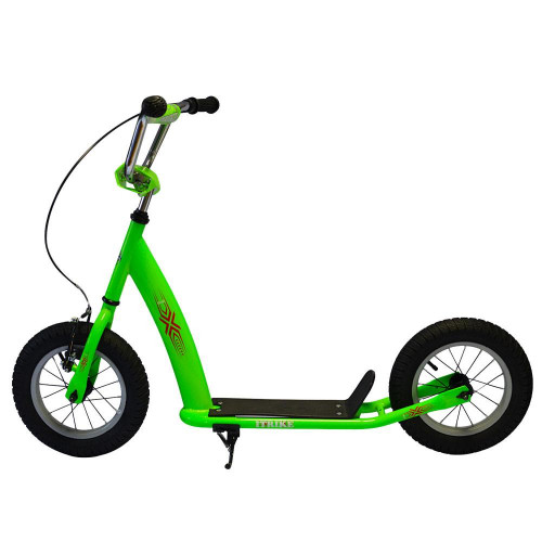 *Самокат для дітей і дорослих Scooter з ручним гальмом (ЗЕЛЕНИЙ) арт. 2-047-GR