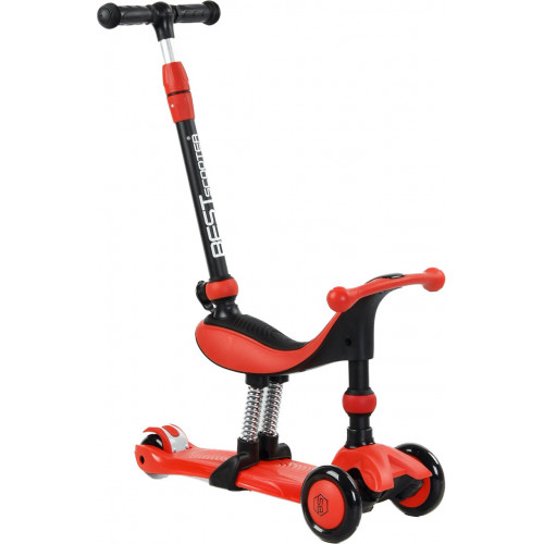 *Самокат - велобіг 3в1 Best Scooter з батьківською ручкою арт. BS-71899
