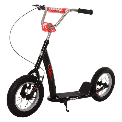 Самокат для дітей і дорослих Scooter з ручним гальмом (ЧОРНИЙ) арт. 2-047-B